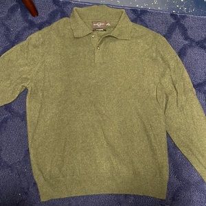 Army Green Cashmere Sweater